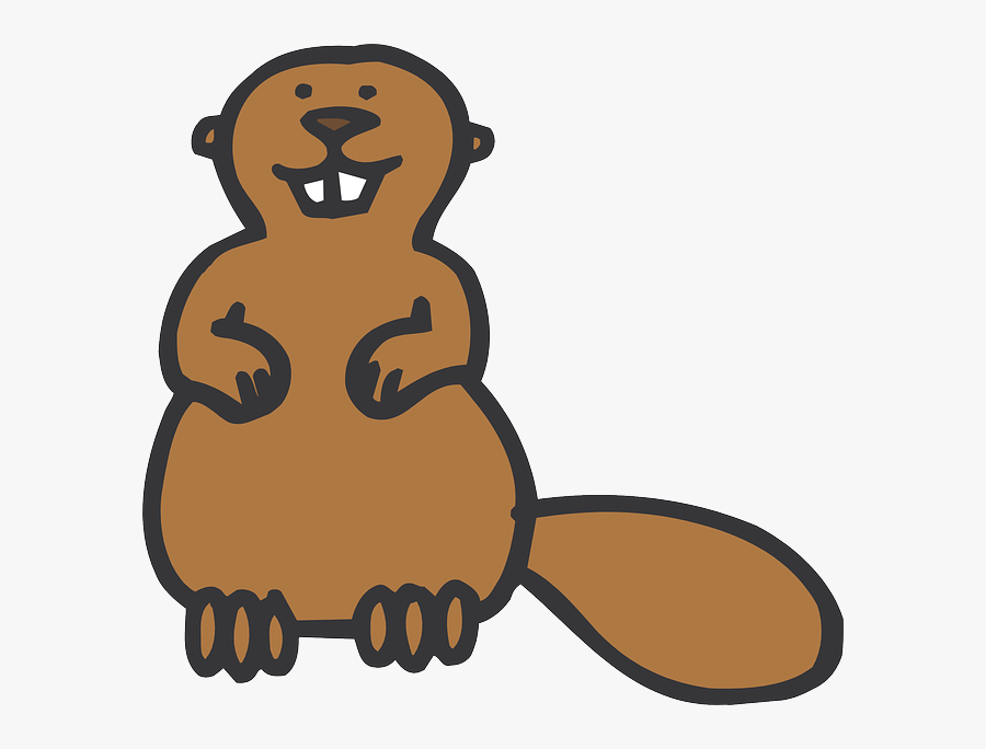 Beaver Png - Simple Beaver Clipart, Transparent Clipart