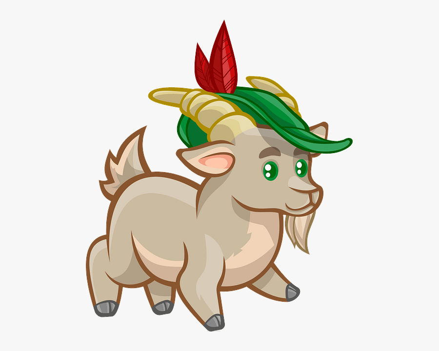 Goat, Transparent Clipart