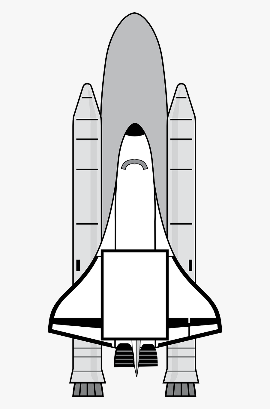 Space Shuttle Clip Art, Transparent Clipart