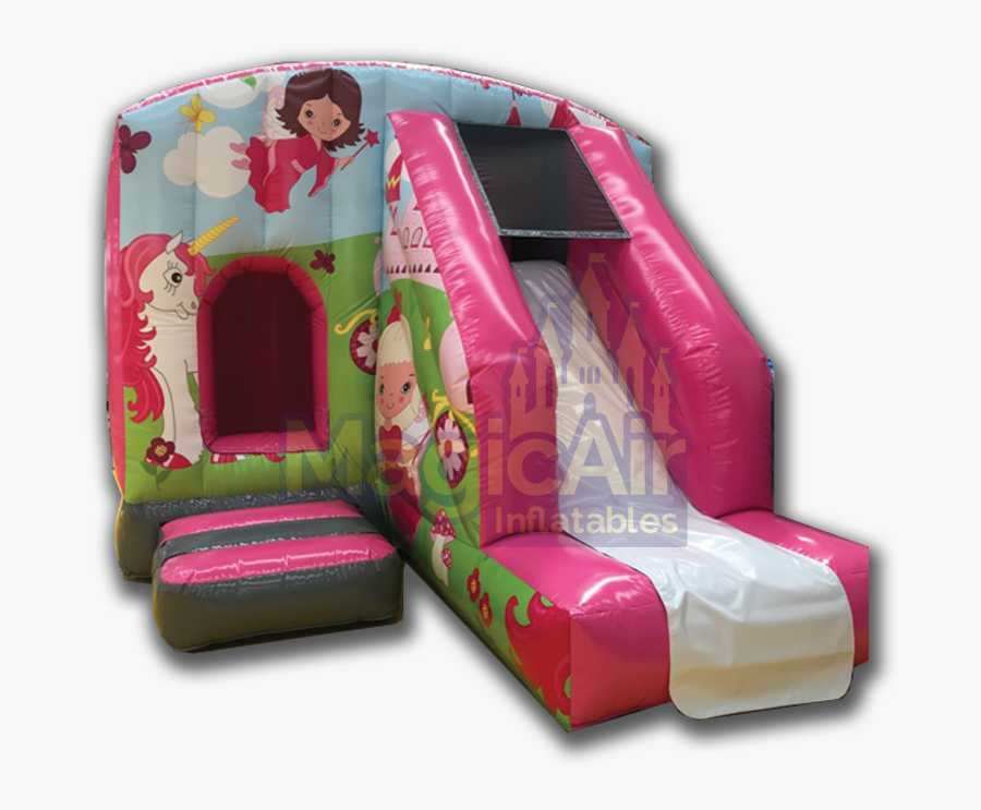 Princess Combi Bouncy Castle - Inflatable, Transparent Clipart