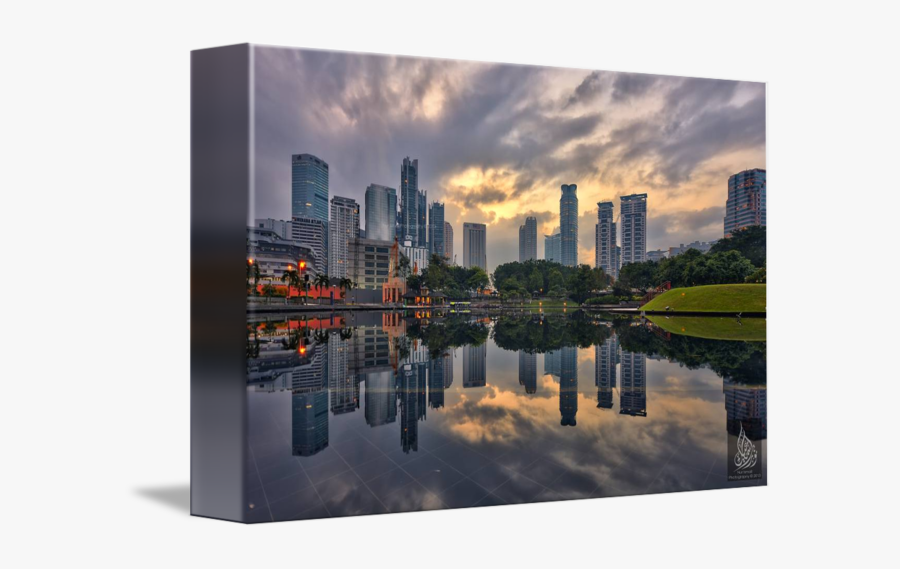 Transparent City Park Clipart - Reflection, Transparent Clipart