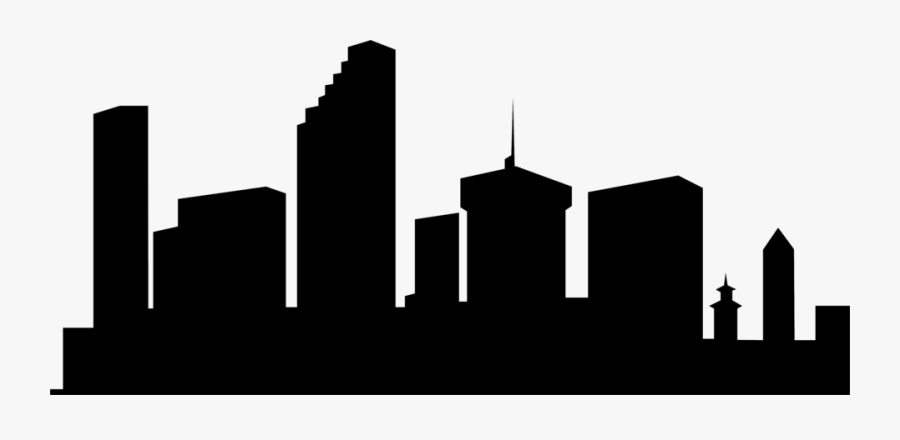 City Background Silhouette - Transparent Background City Silhouette Png, Transparent Clipart