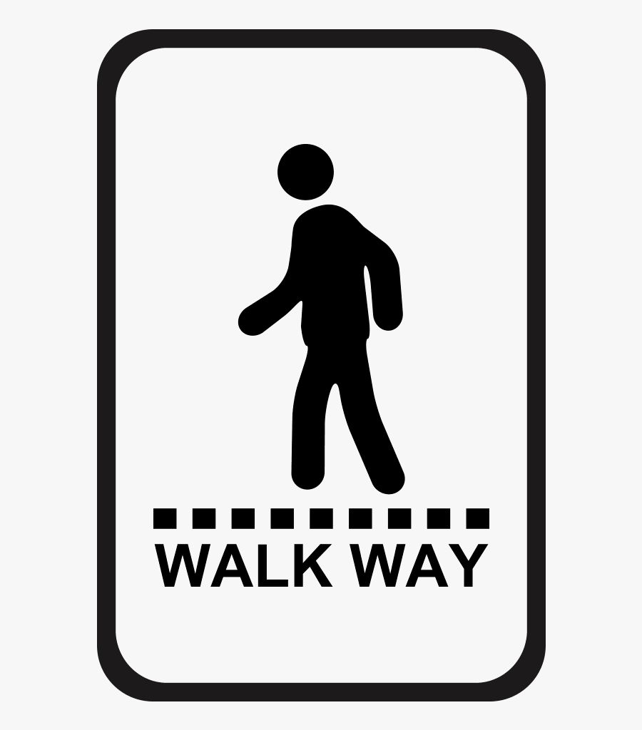 Pedestrian Walkway Transparent, Transparent Clipart