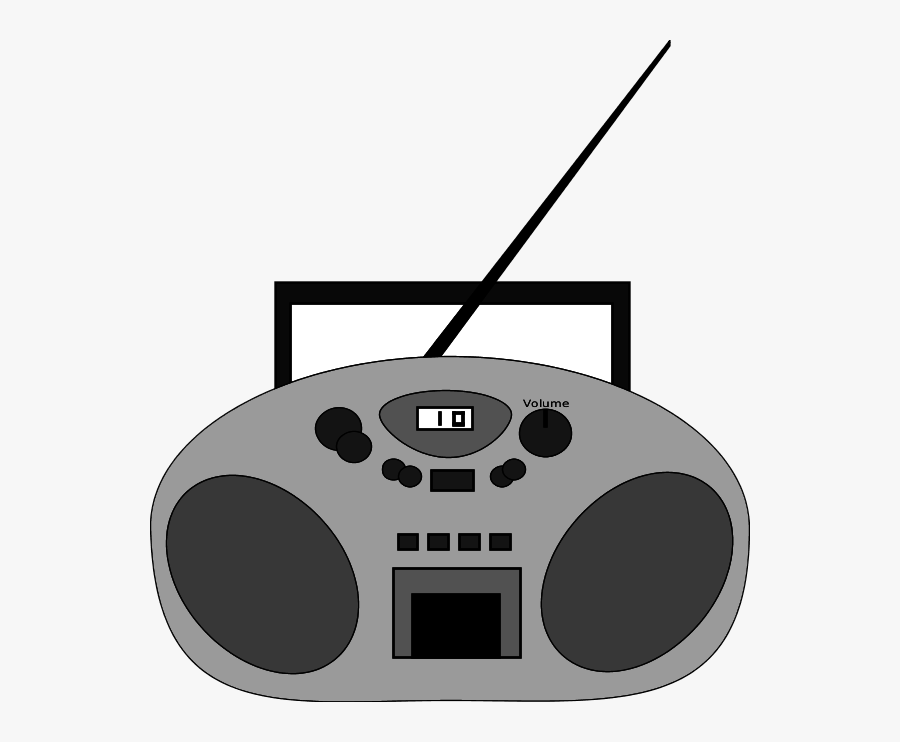 Radio With Antenna Vector Clip Art - Radio Clip Art Free, Transparent Clipart