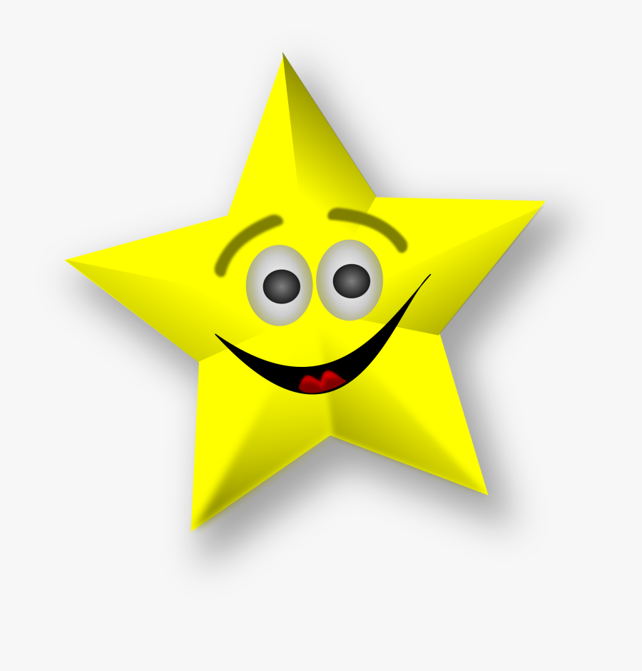 Transparent Smile Clipart - Free Clip Art Star, Transparent Clipart