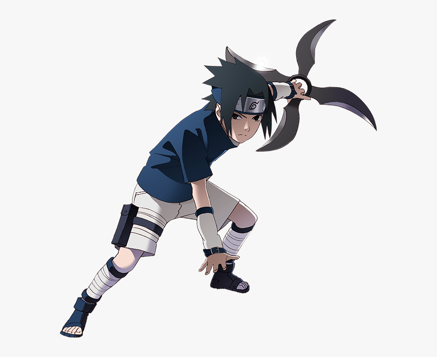 #sasuke #uchiha #naruto #shuriken #picsart - Sasuke Uchiha Fight Pose, Transparent Clipart