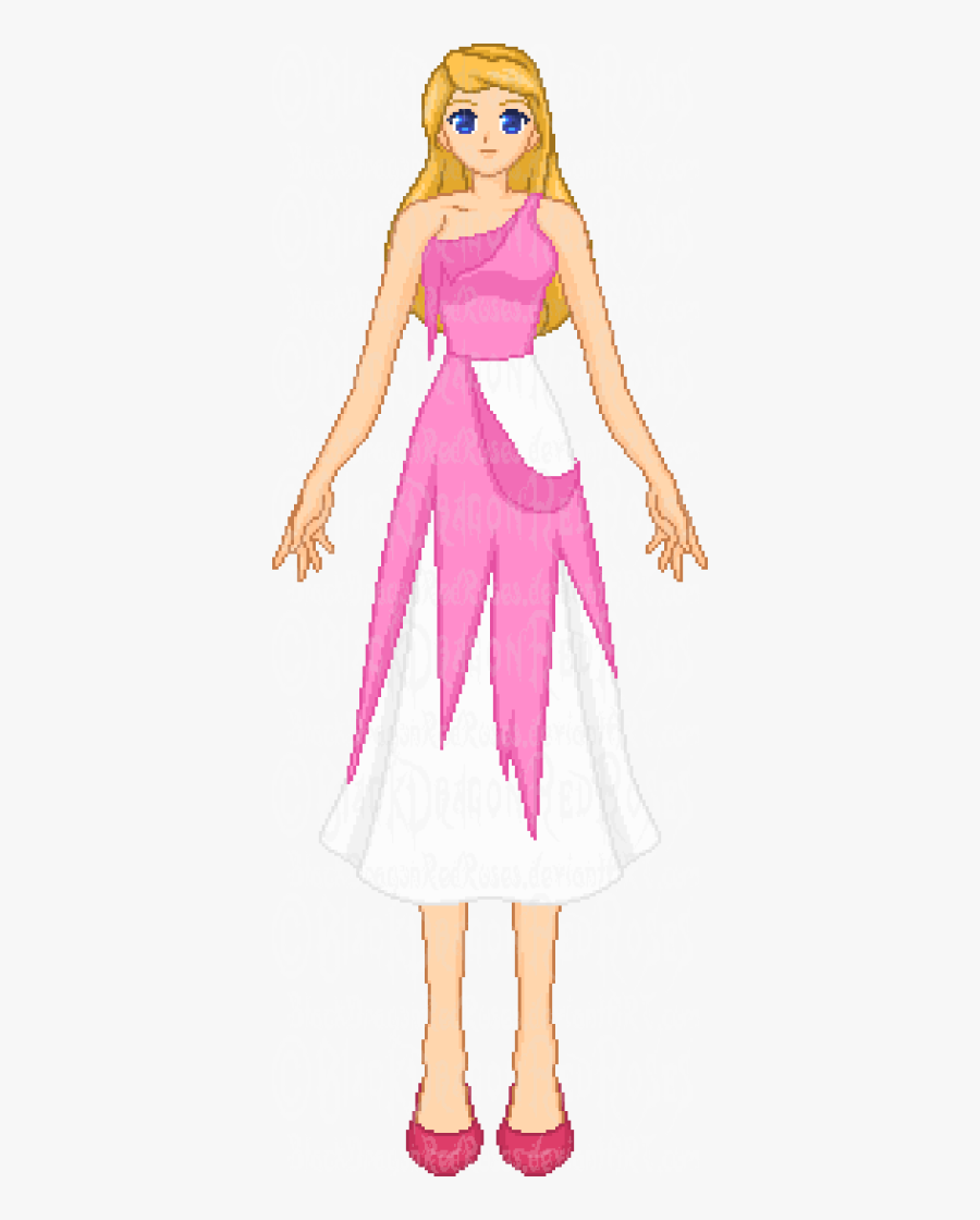 Cinderella Pink Dress Ripped, Transparent Clipart