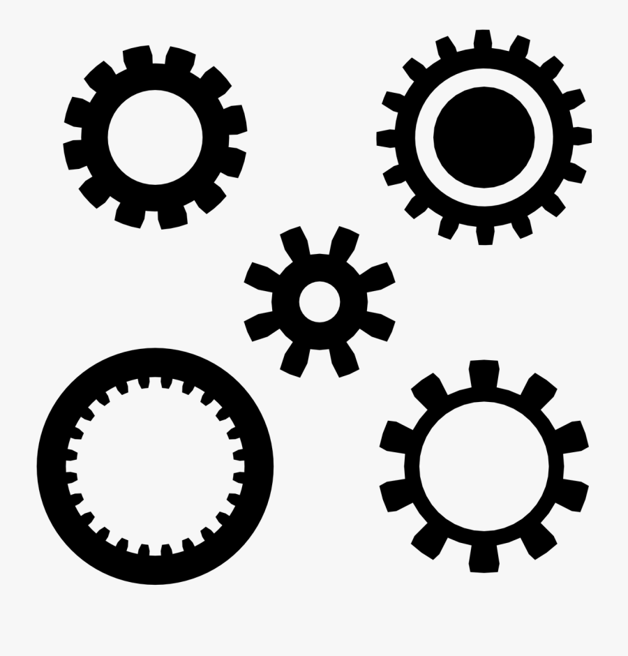 Gears Gear Set Cog Free Photo - Fogaskerék Rajz, Transparent Clipart