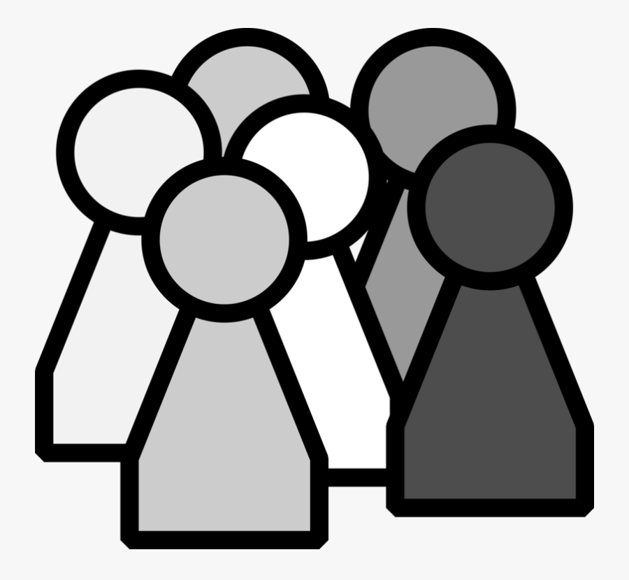 Human Behavior,symmetry,area - Black And White People Clipart, Transparent Clipart
