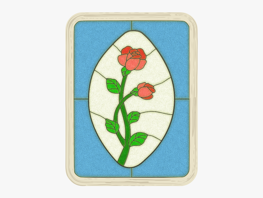 Srained Glass Rose Window - Stained Glass, Transparent Clipart