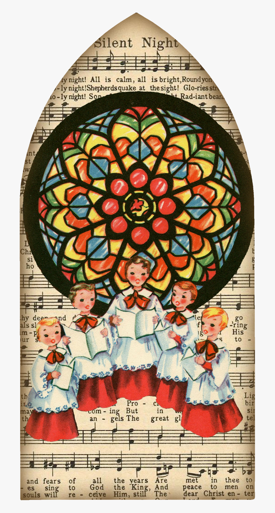 Stained Glass, Transparent Clipart