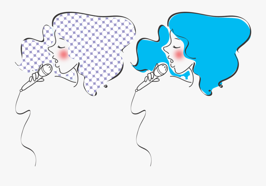 Dear Woman With A Microphone, Transparent Clipart