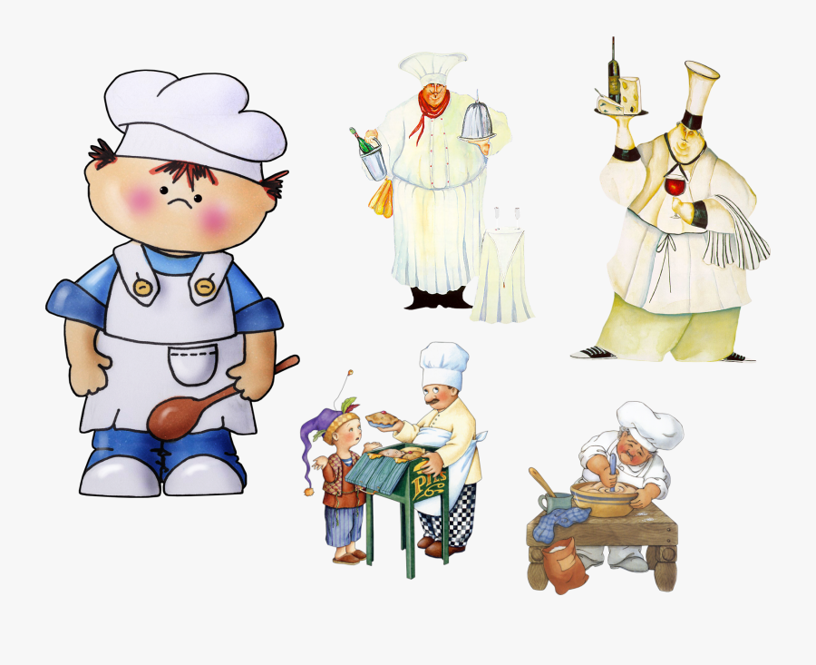 Chef Drawing Fat - Cartoon Clipart For Dress Up, Transparent Clipart