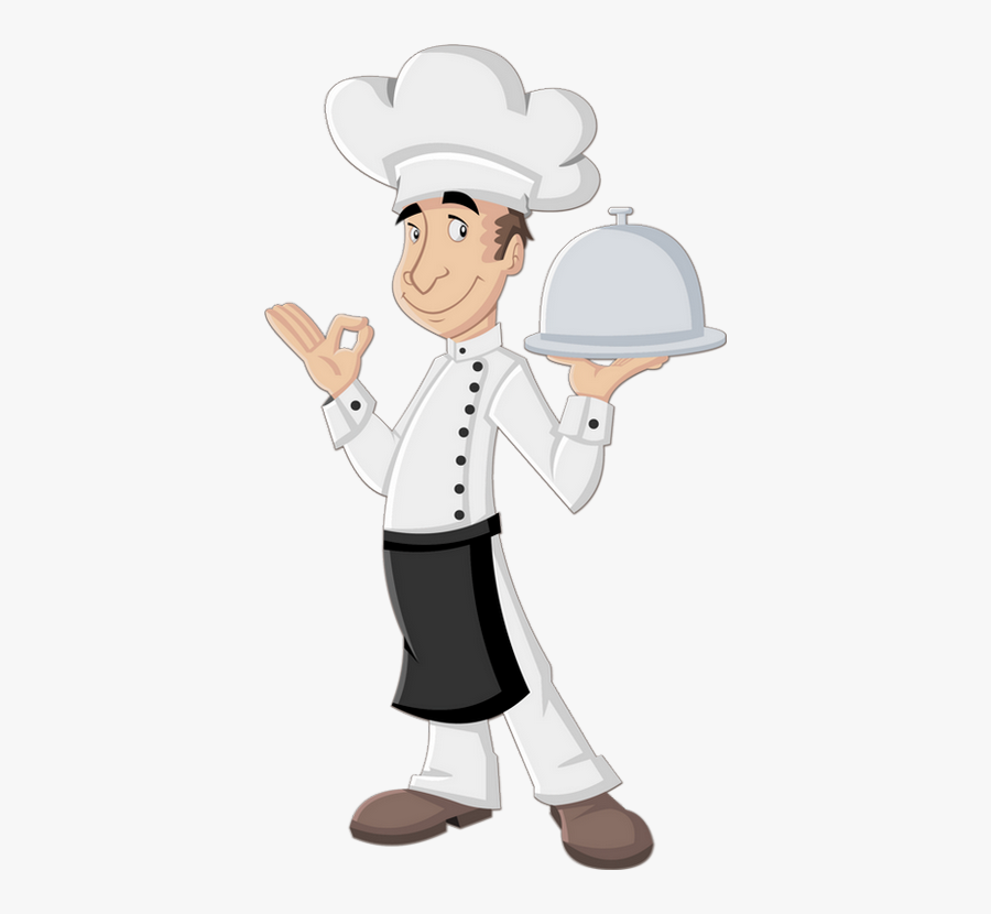 Chef Cuisinier Png - Cartoon Chef Cooking Png, Transparent Clipart