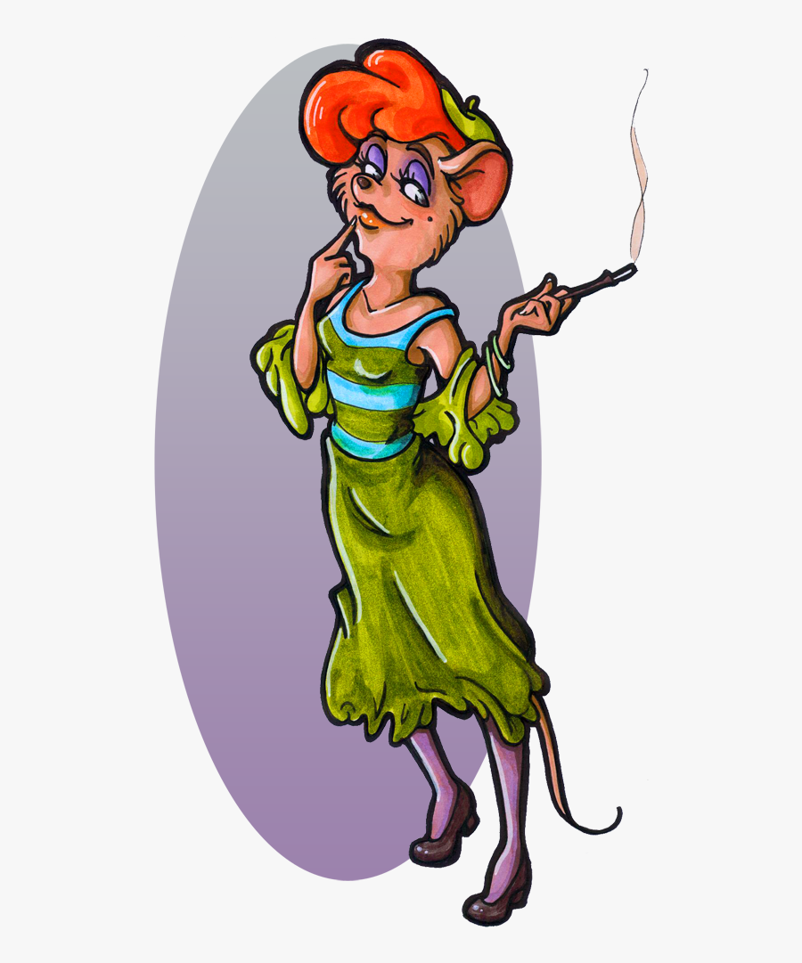 Mouse Clip Female Jpg Library Library - Illustration, Transparent Clipart