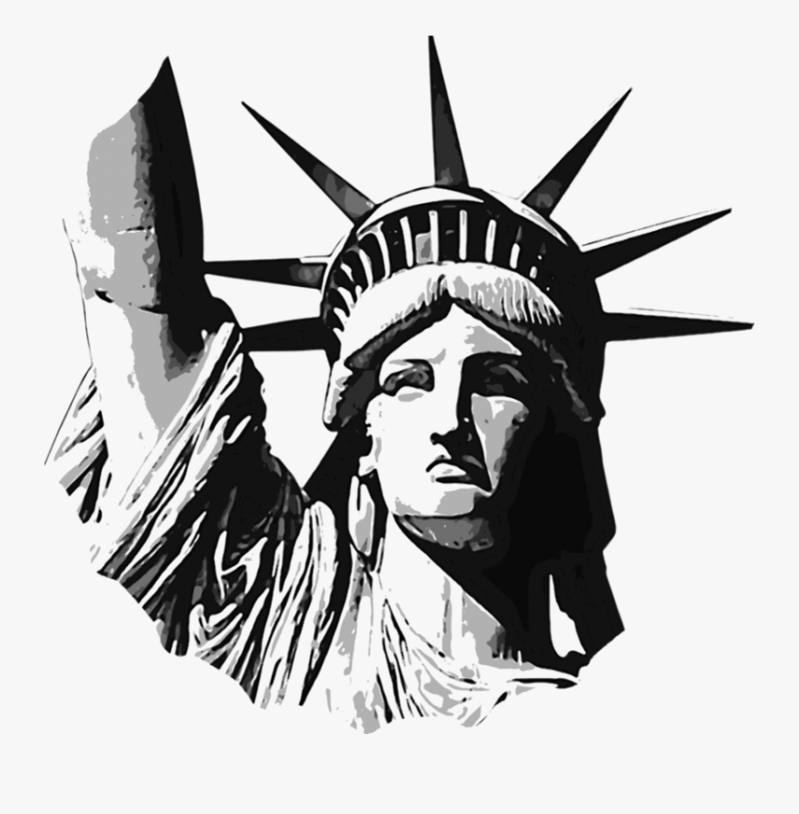 Park Clipart Statue - Statue Of Liberty, Transparent Clipart