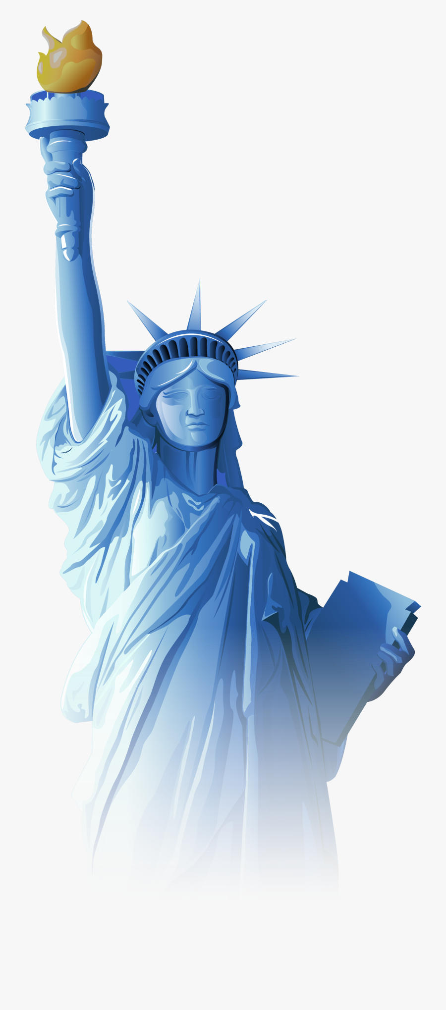 Statue Of Liberty Png - Statue Of Liberty Infographic, Transparent Clipart