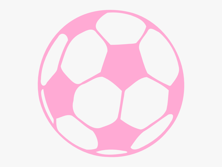 Pink Soccer Ball Clip Art At Clker - Pink Soccer Ball Clip Art, Transparent Clipart