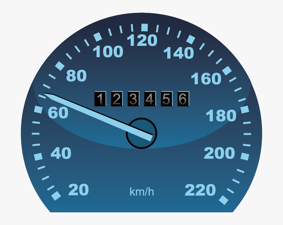 Speedometer Vector Digital - Gauge, Transparent Clipart