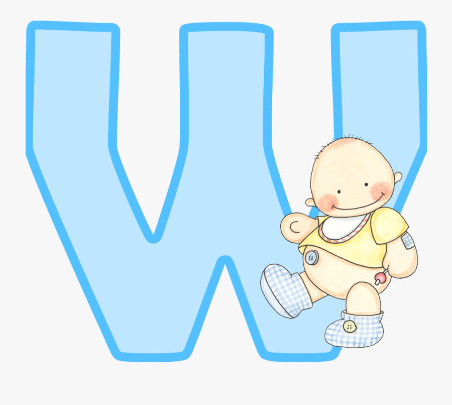 W Png Bautista Pinterest - Letras De Bebe W, Transparent Clipart