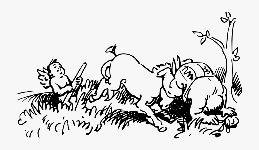 W Busch Der Haarbeutel 17 - Cartoon, Transparent Clipart