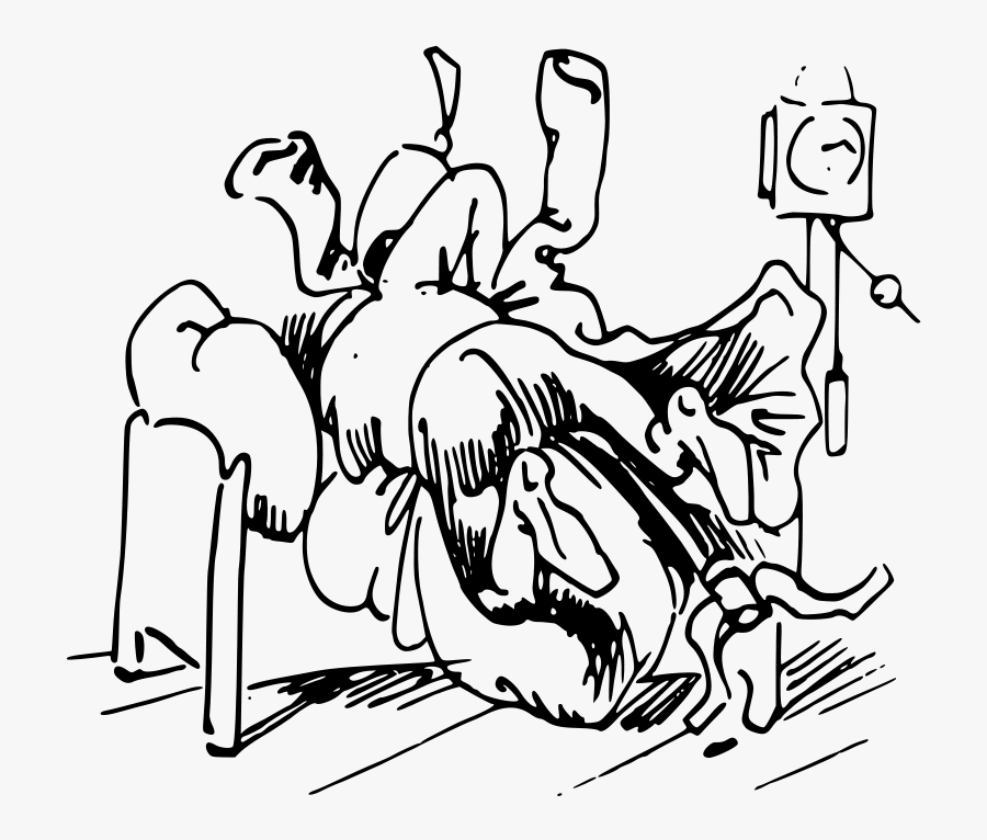 W Busch Der Haarbeutel 8d - Cartoon, Transparent Clipart