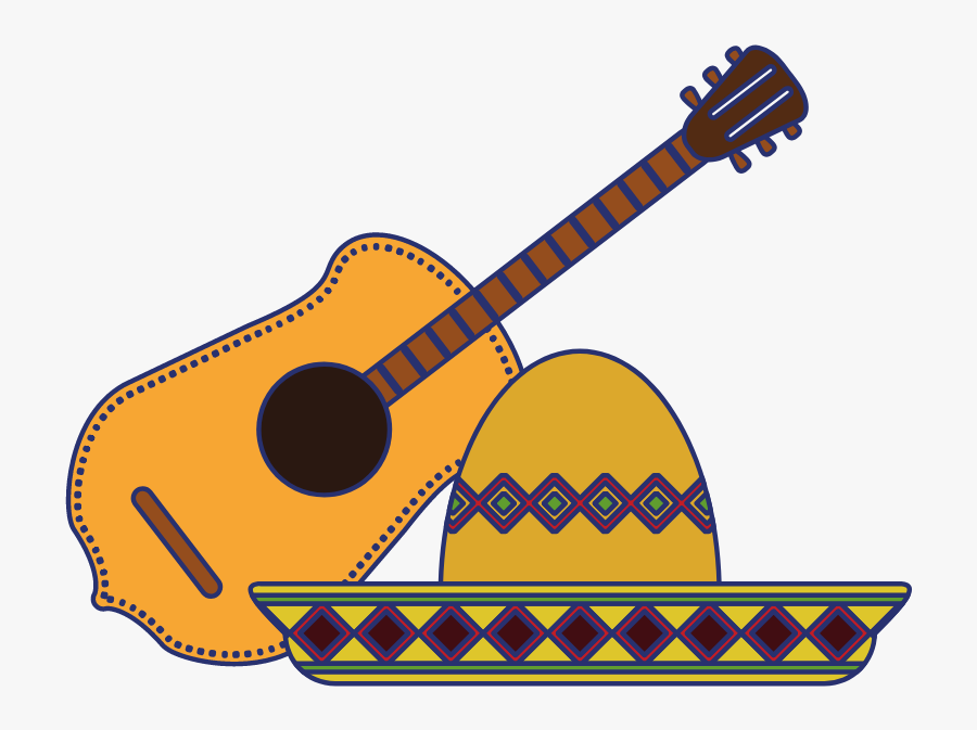 Guitar Hat Tm, Transparent Clipart