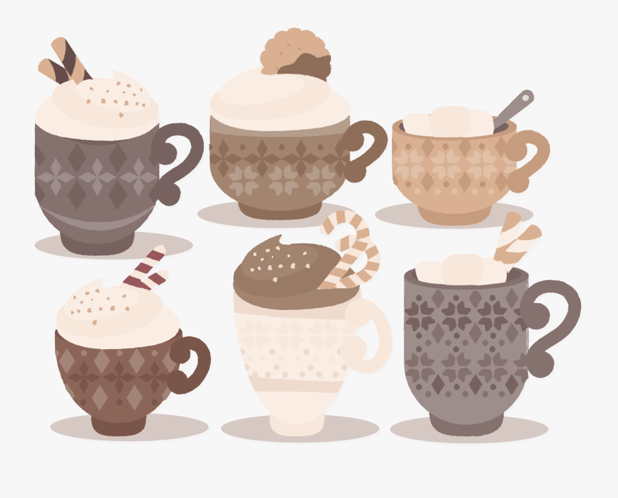 Tea Hot Chocolate Cup - Hot Chocolate Vector Png, Transparent Clipart