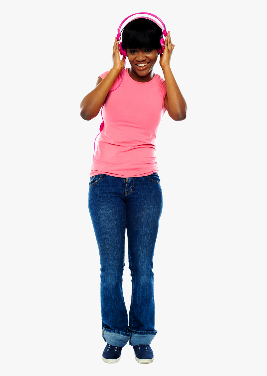 Women Listening Music Png Image - Portable Network Graphics, Transparent Clipart