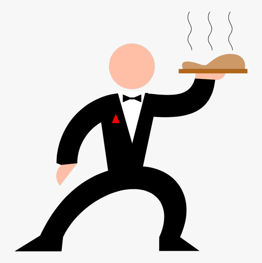 Waiter - Waiter Clipart Transparent, Transparent Clipart