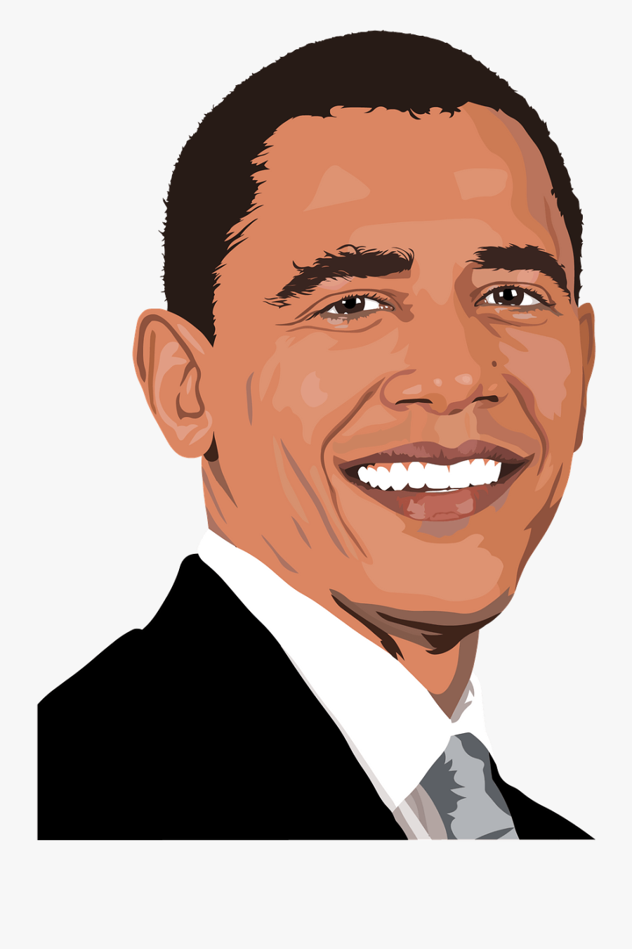 Barack Obama Clip Art, Transparent Clipart