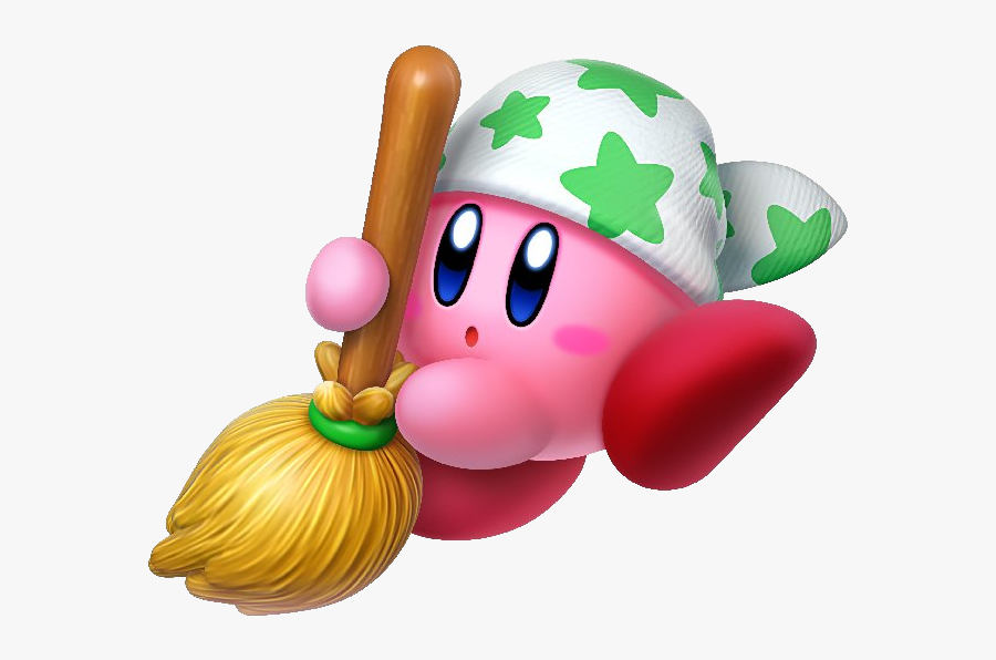 Kirby Star Allies Cleaning, Transparent Clipart