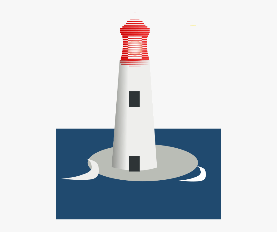 Lighthouse Clip Art Free Download - Kartun Mercusuar, Transparent Clipart
