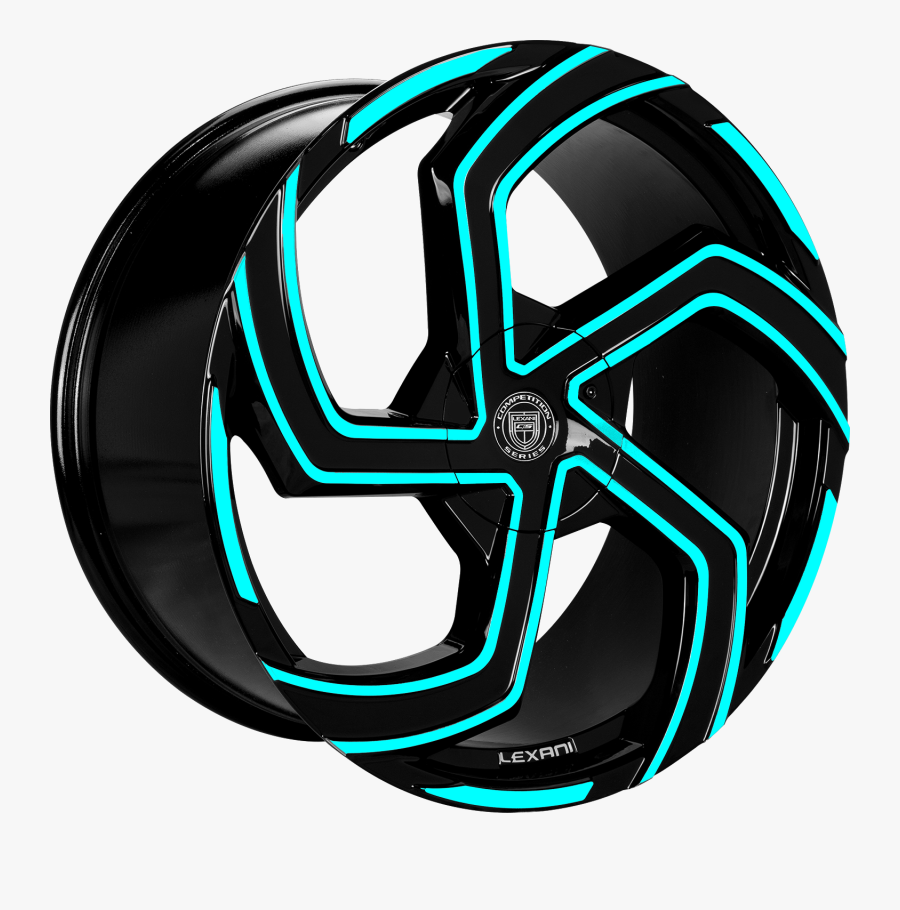 Black And Blue - Alloy Wheel For Swift, Transparent Clipart