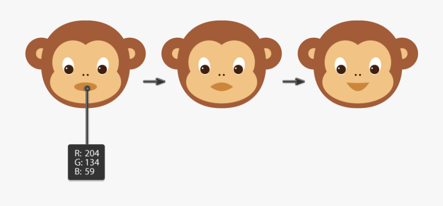 Monkey Adobe Illustrator, Transparent Clipart