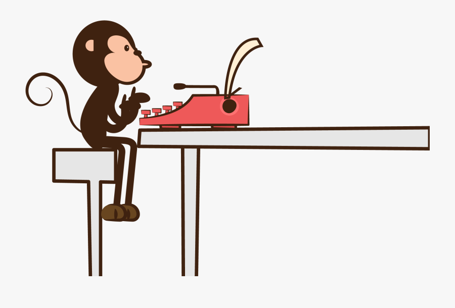 Transparent Monkey With Banana Clipart - Cartoon, Transparent Clipart