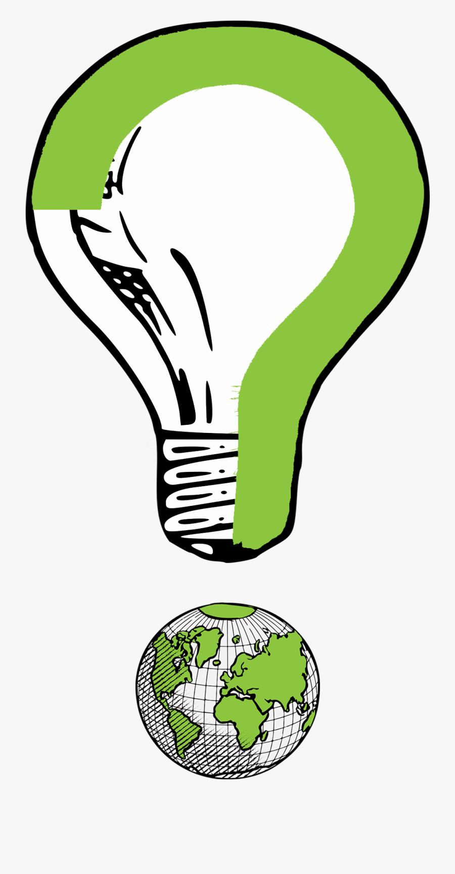 Incandescent Light Bulb, Transparent Clipart