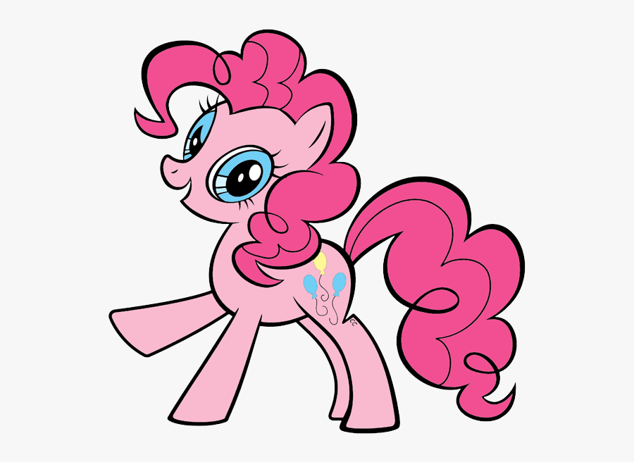 My Little Pony Friendship Is Magic Clip Art Image - My Little Pony Coloring Pinkie Pie, Transparent Clipart