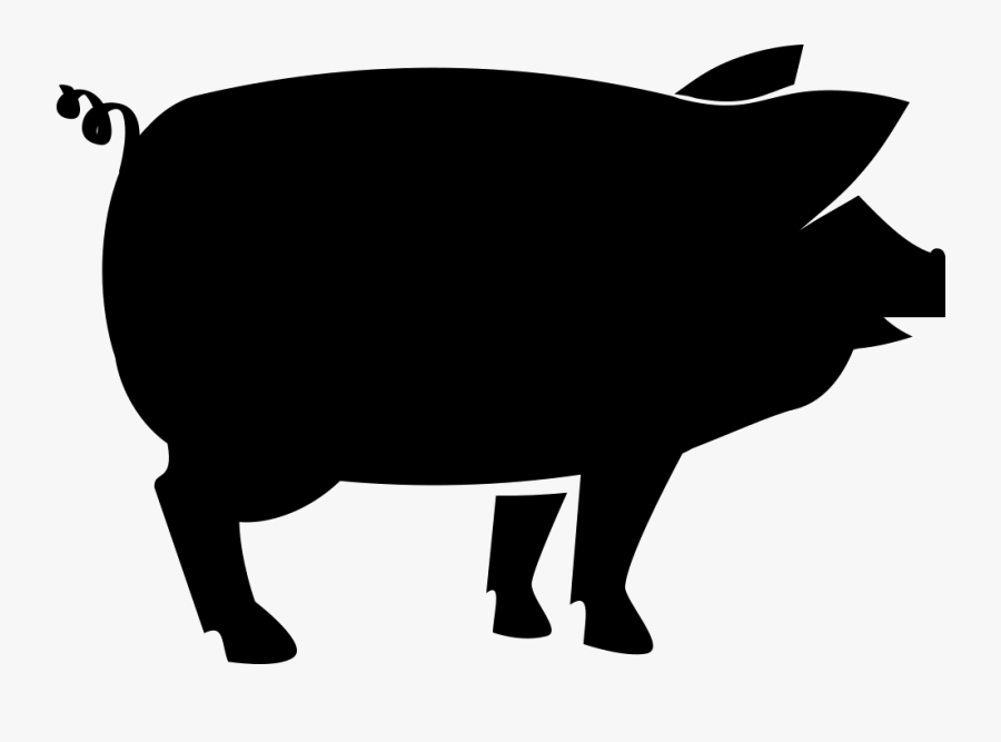 Domestic Pig Clipart , Png Download - Daddy Pig Silhouette, Transparent Clipart