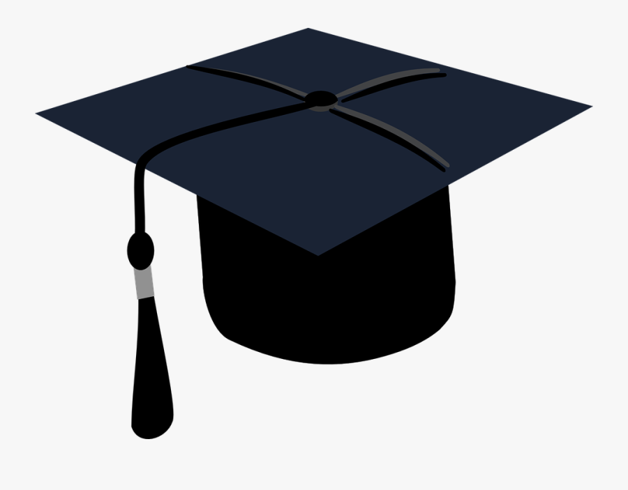 Graduation Cap With Green Tassel, Transparent Clipart