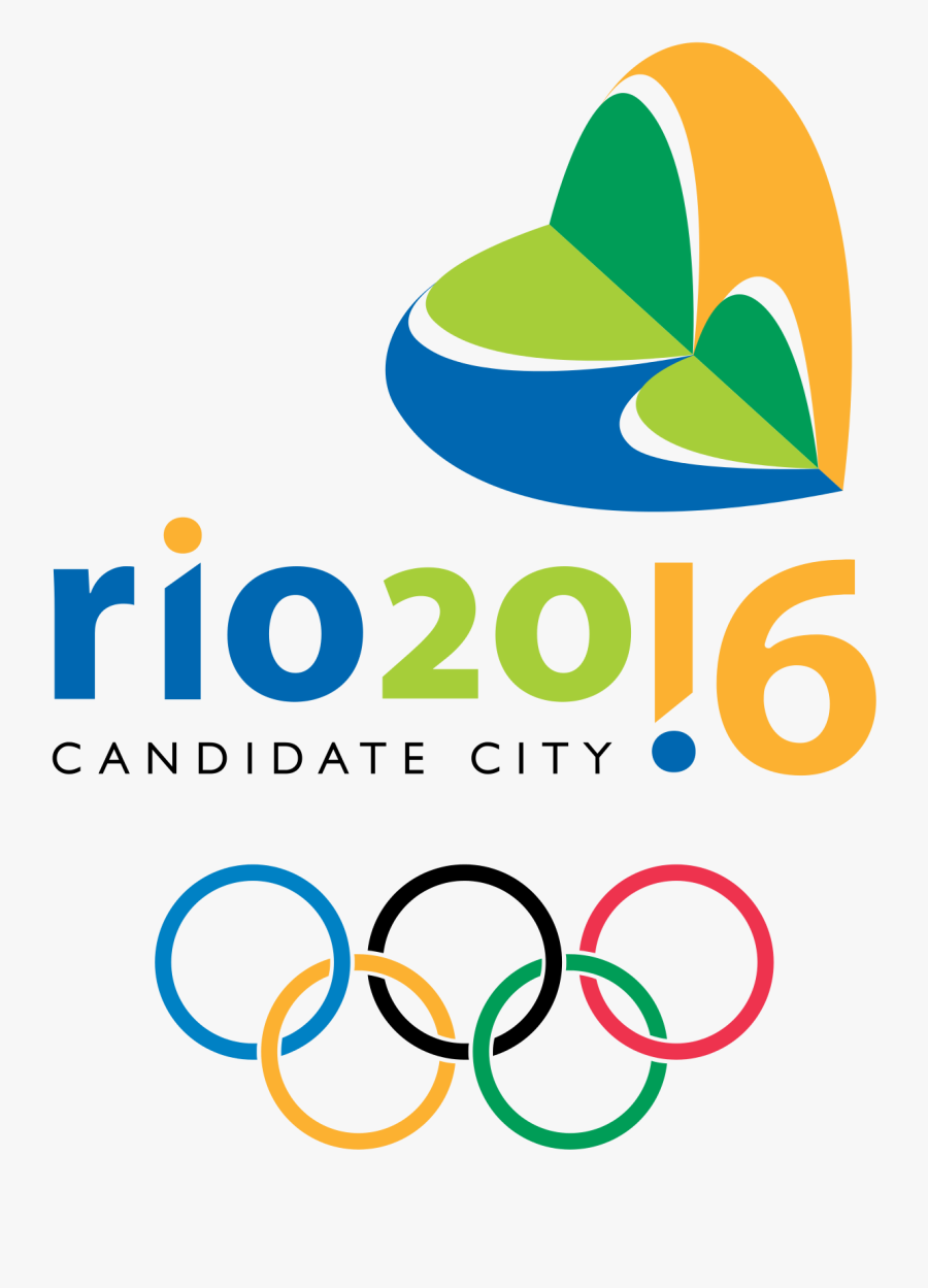 Transparent Olympic Flag Clipart - Rio 2016 Candidate City, Transparent Clipart