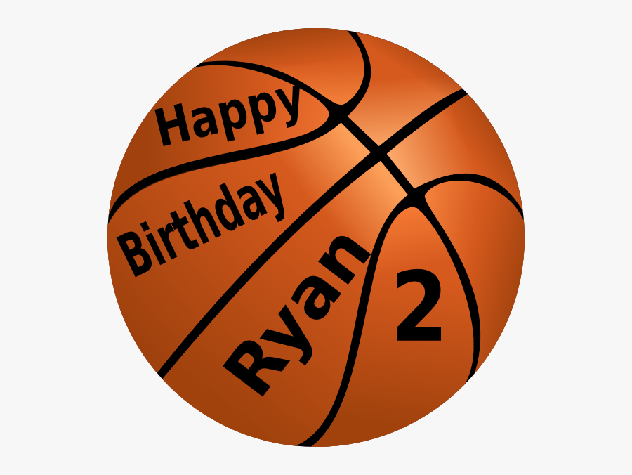 Happy Birthday Basketball Svg Clip Arts - Basketball Clip Art, Transparent Clipart