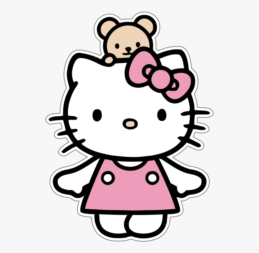 Hello Kitty Pink Bear Png, Transparent Clipart
