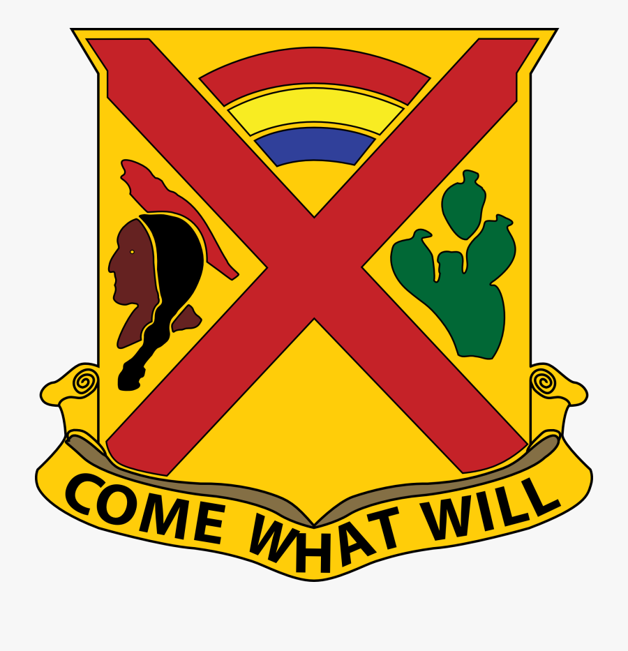 1 108th Cavalry Crest, Transparent Clipart