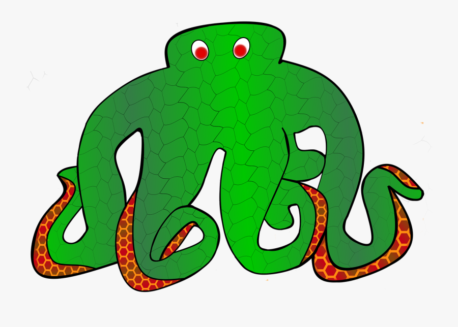 Octopus Monster Deep Sea Free Photo - Polvo Gigante Em Png, Transparent Clipart