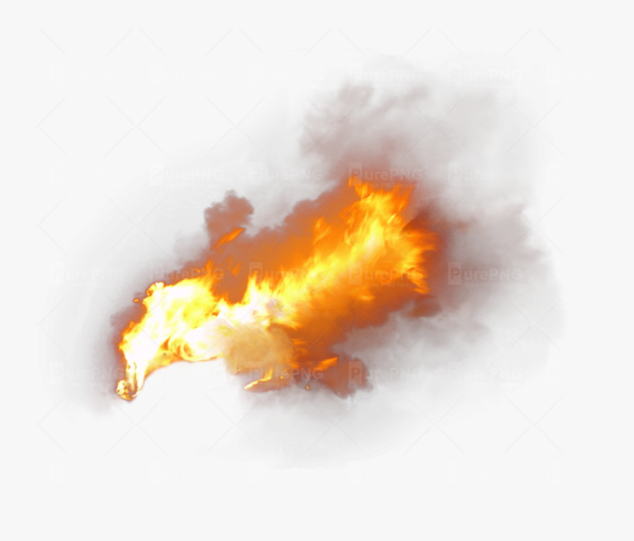 Flame Clipart Smoke - Smoke And Fire Transparent, Transparent Clipart