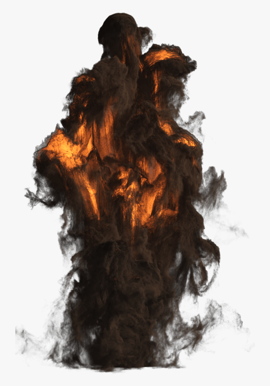 Fire Smoke Png - Flame Black Smoke Png, Transparent Clipart