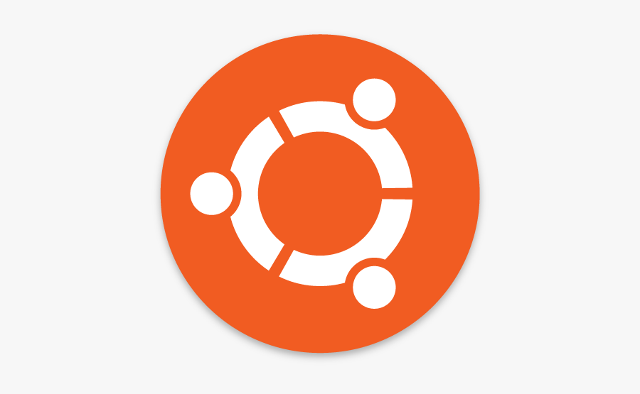 Kit Of 3 Ubuntu Black White Circle Keyboard Stickers - Logo Quiz Orange Circle, Transparent Clipart