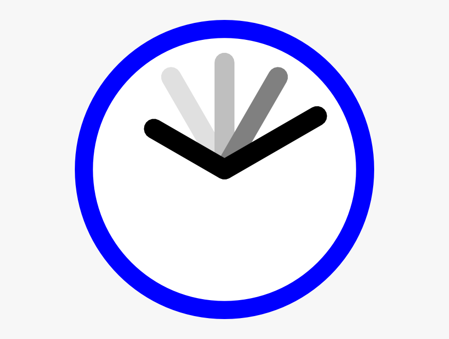 Clock Clipart Blue, Transparent Clipart