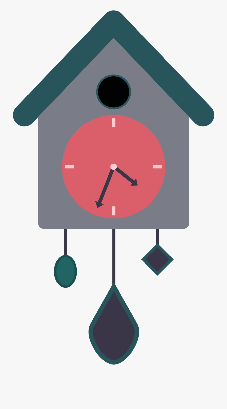 Free To Use Public Domain Clock Clip Art - Cuckoo Clock Clipart Png, Transparent Clipart